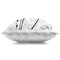 Stupell Industries Serene Florals on White Decorative Printed Pillow design by Albert Koetsier, 18 x 7 x 18